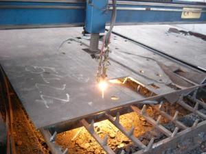 Flame cutting